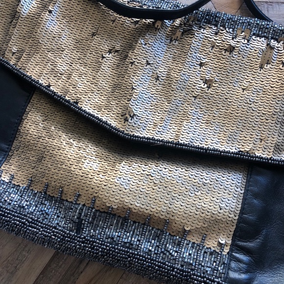 Zara beaded bag. Removable strap. Like new. - Picture 2 of 7